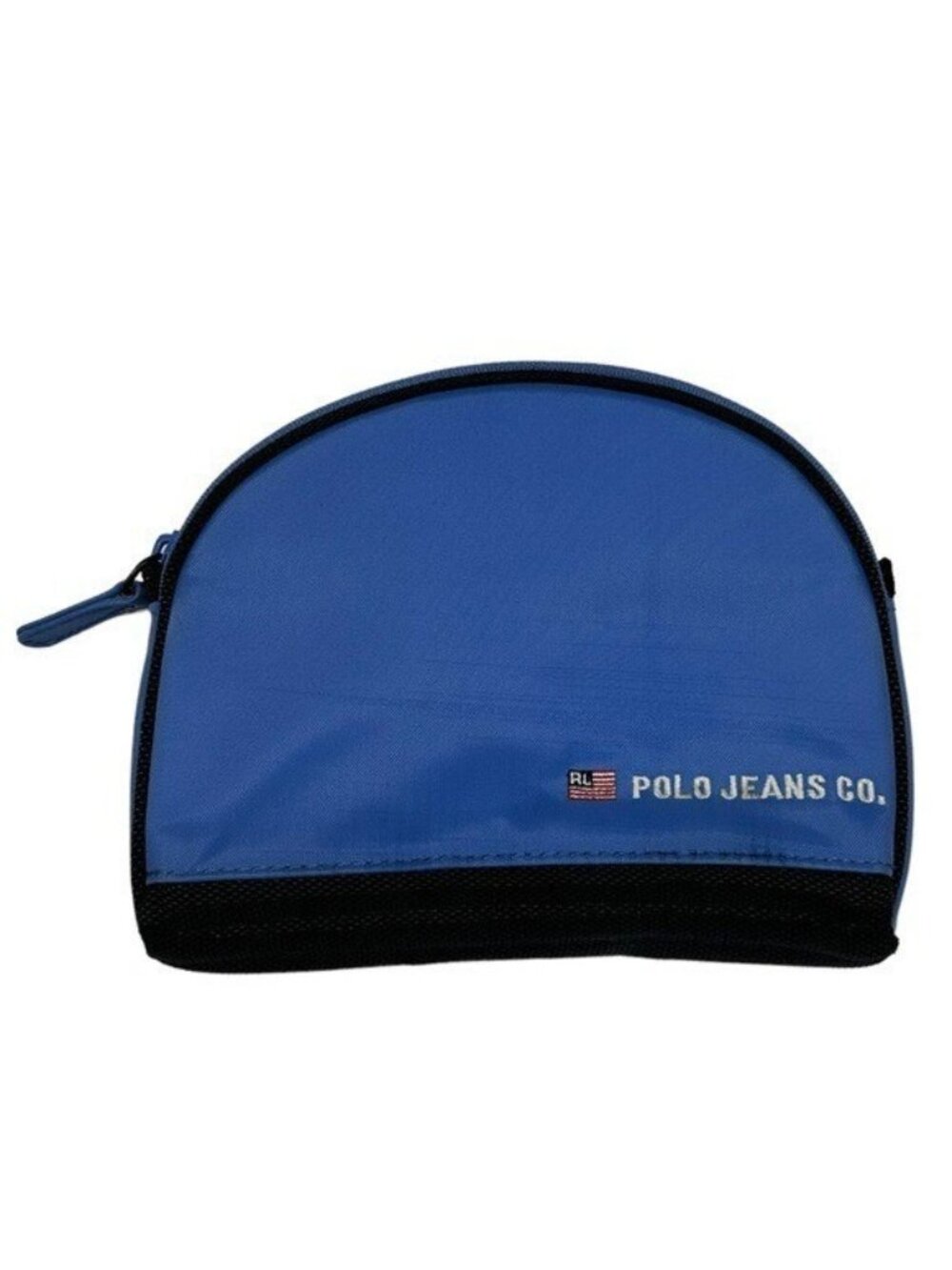 Ralph Lauren Polo Jeans Co Vintage Bag Small Accessory Travel Makeup Blue Y2K